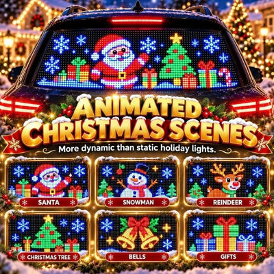 itoolmax smart christmas led pixel display dynamic scense