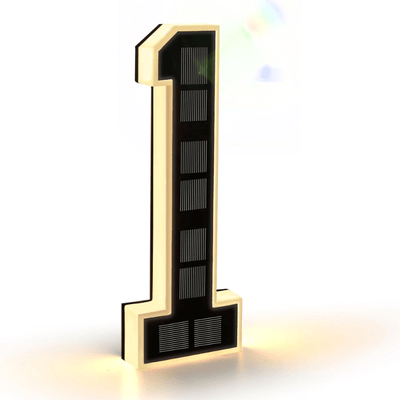 itoolmax solar lighted house numbers