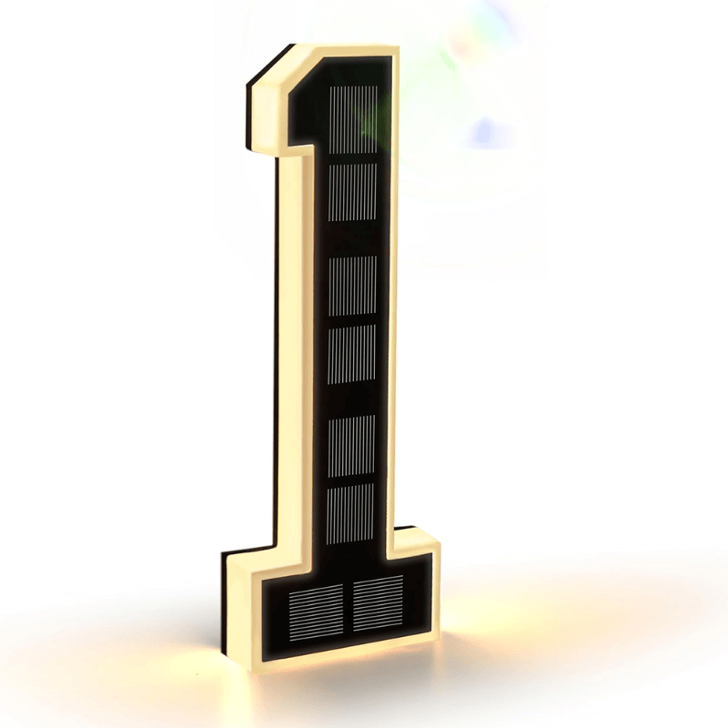 itoolmax solar lighted house numbers