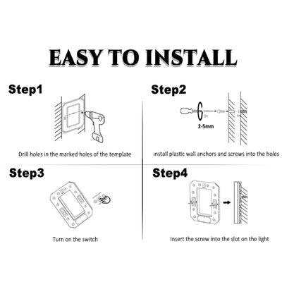 itoolmax solar lighted number house easy to install