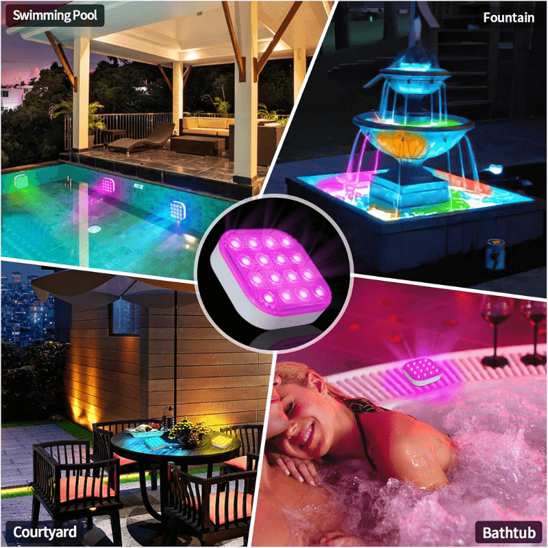itoolmax submersible led pool lights for garden