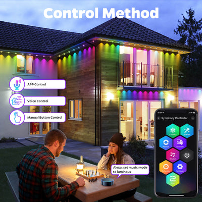 iToolMax Smart RGBIC Permanent Outdoor Lights