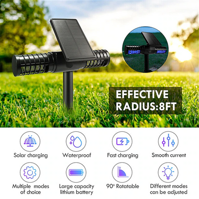 Solar-Mückenvernichter UV-LED-Lampe