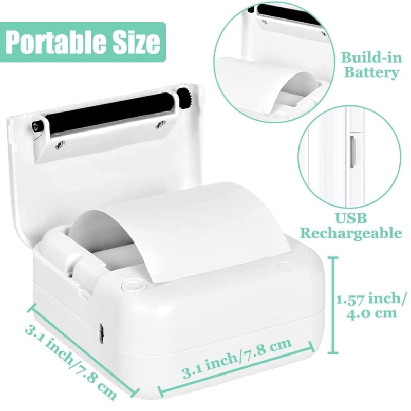 portable mini thermal printer itoolmax