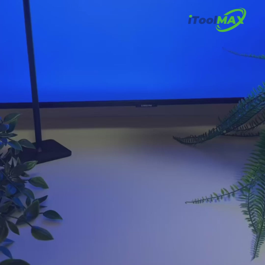 Charger la vidéo : 3D Fireplace Diffuser with 7 LED Colors iToolMax