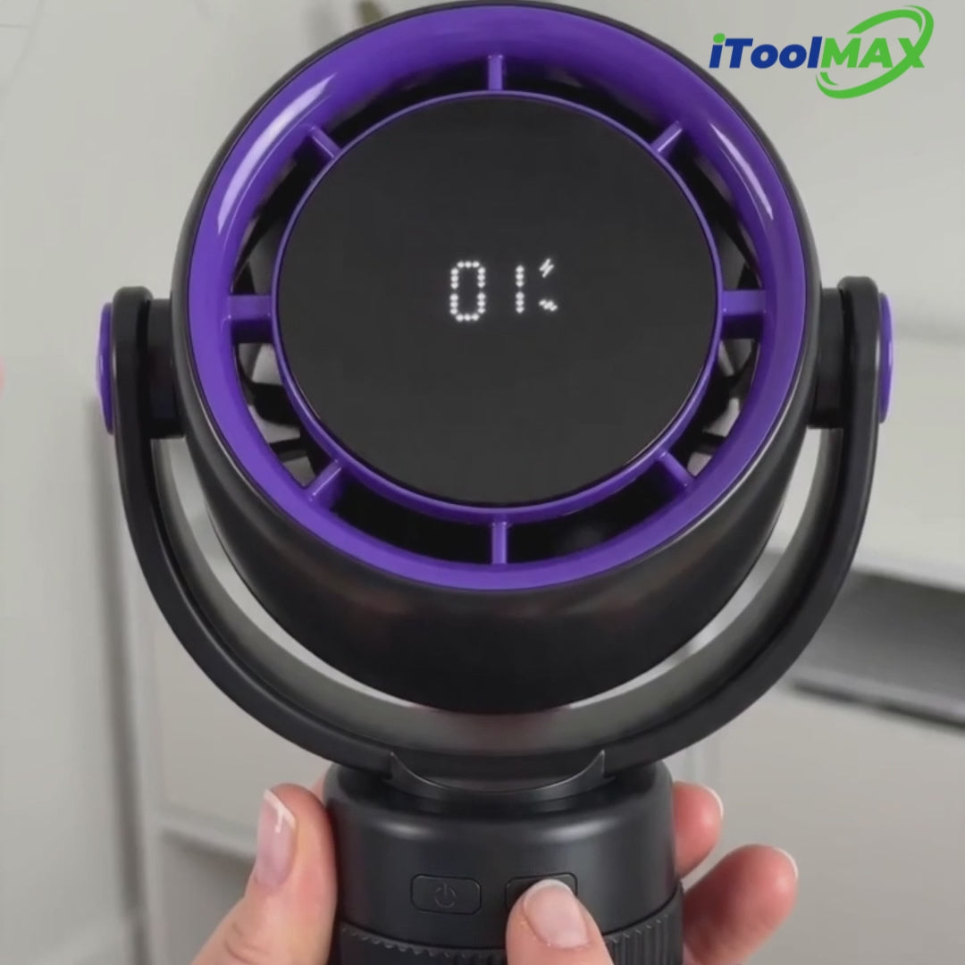 Charger la vidéo : iitoolmax wall mount fan video