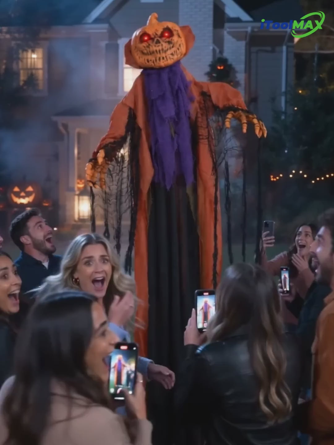 Video laden: itoolmax halloween animatronics pumpkin new video
