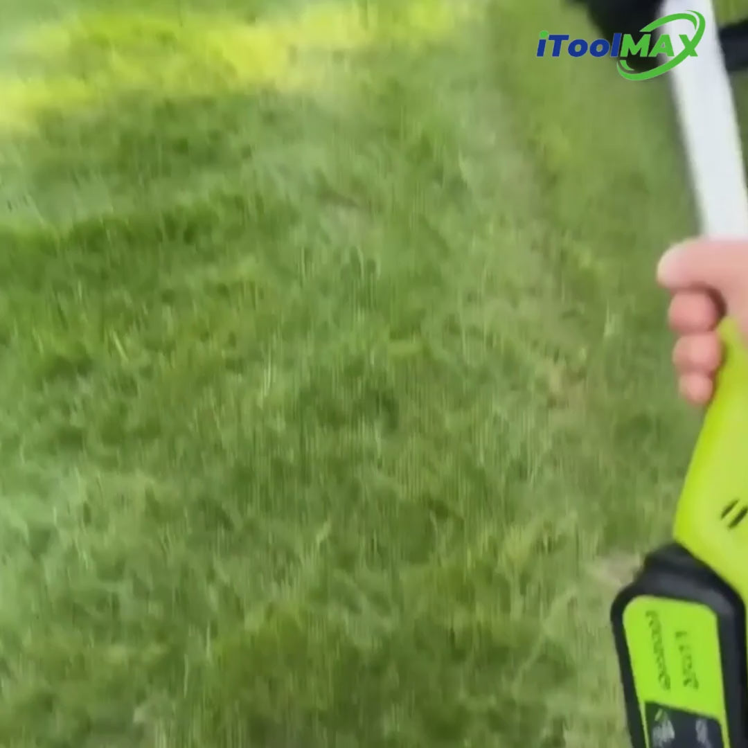 Video laden: itoolmax 12 inches electric weed wacker and weed eater