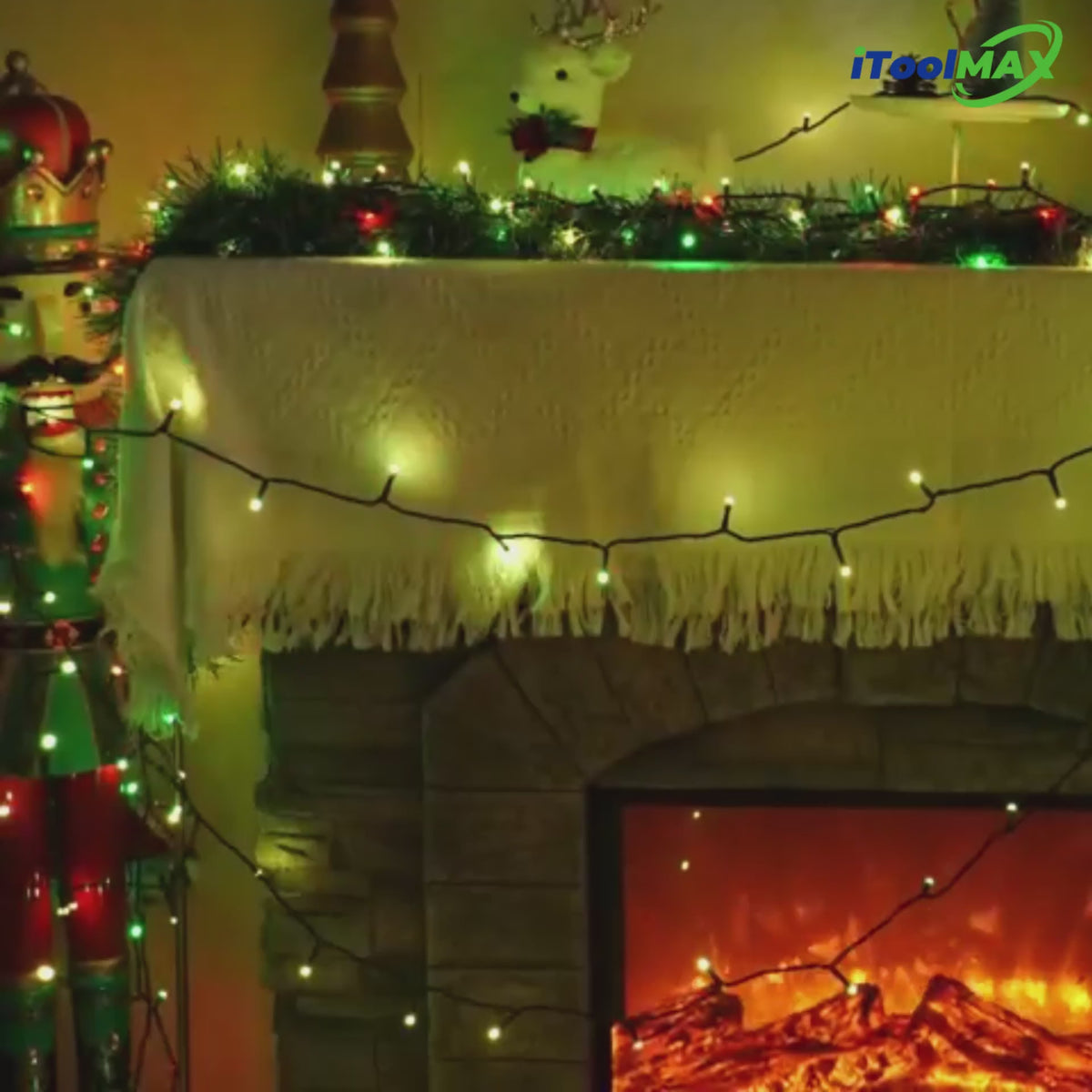 Charger la vidéo : itoolmax rgb led christmas color changing lights new vide