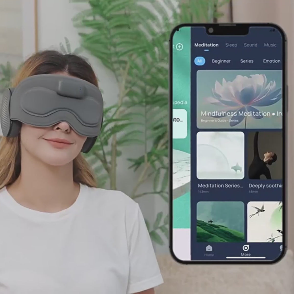 Charger la vidéo : iToolMax 3d ai smart sleep mask