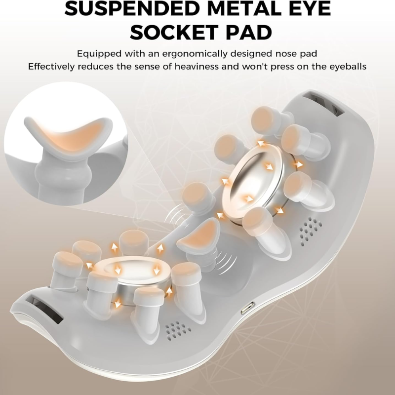 smart eye massager heat and cooling suspended metal itoolmax